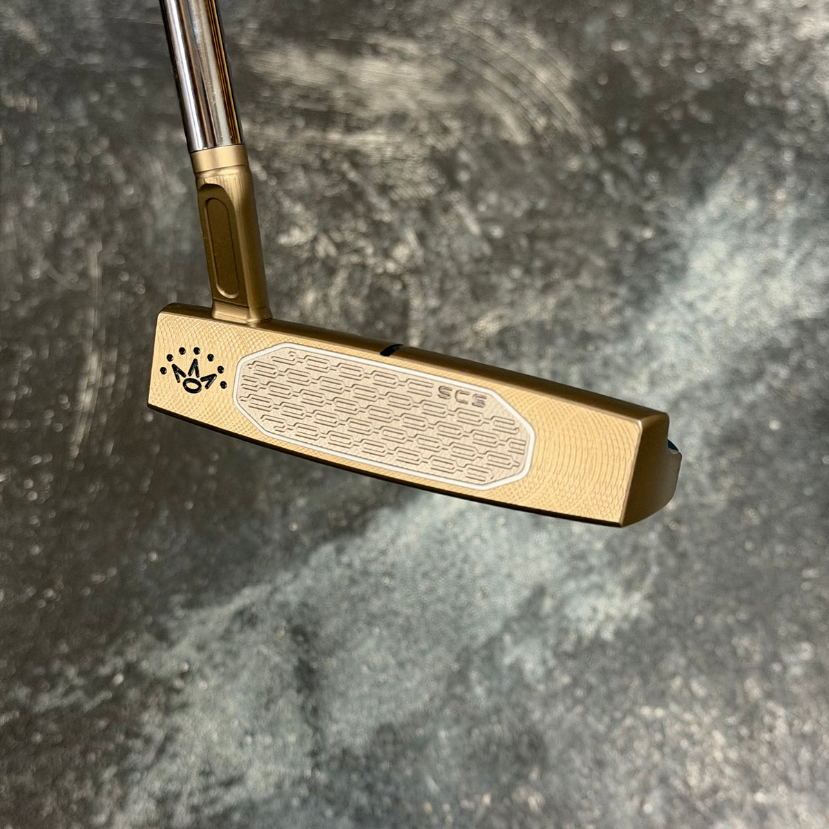 Left Handed Scotty Cameron Studio Style Fastback 1.5 (Chromatic Bronze/Blue Anodized)