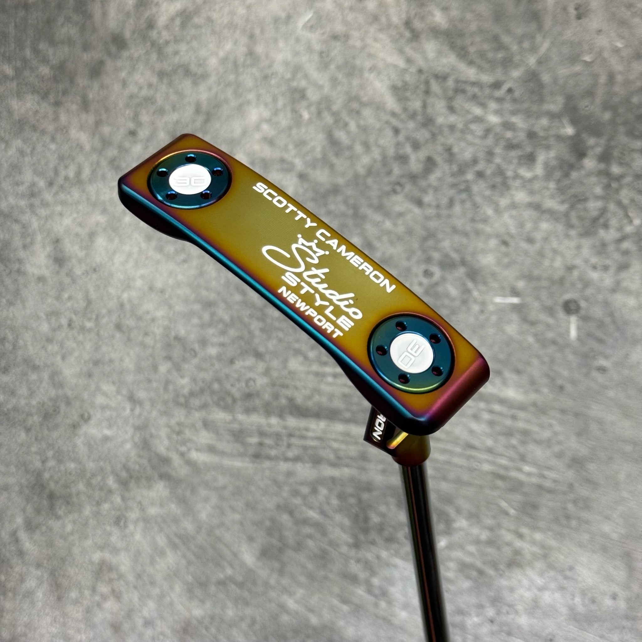Scotty Cameron Studio Style Newport (Crazy Rainbow PVD) – Embrace
