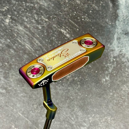 Scotty Cameron Studio Style Newport 2+ Copper Face Insert (Crazy Rainbow PVD)