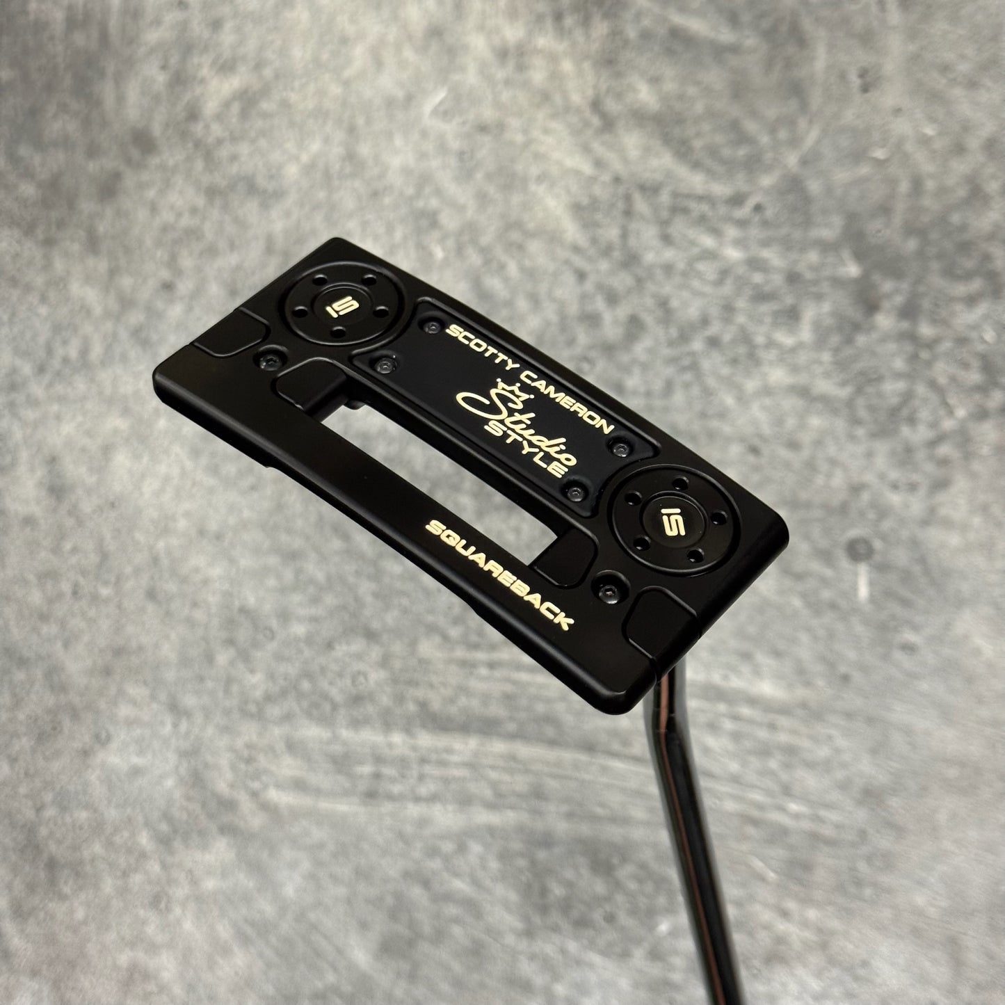 Scotty Cameron Studio Style Squareback (Black PVD)