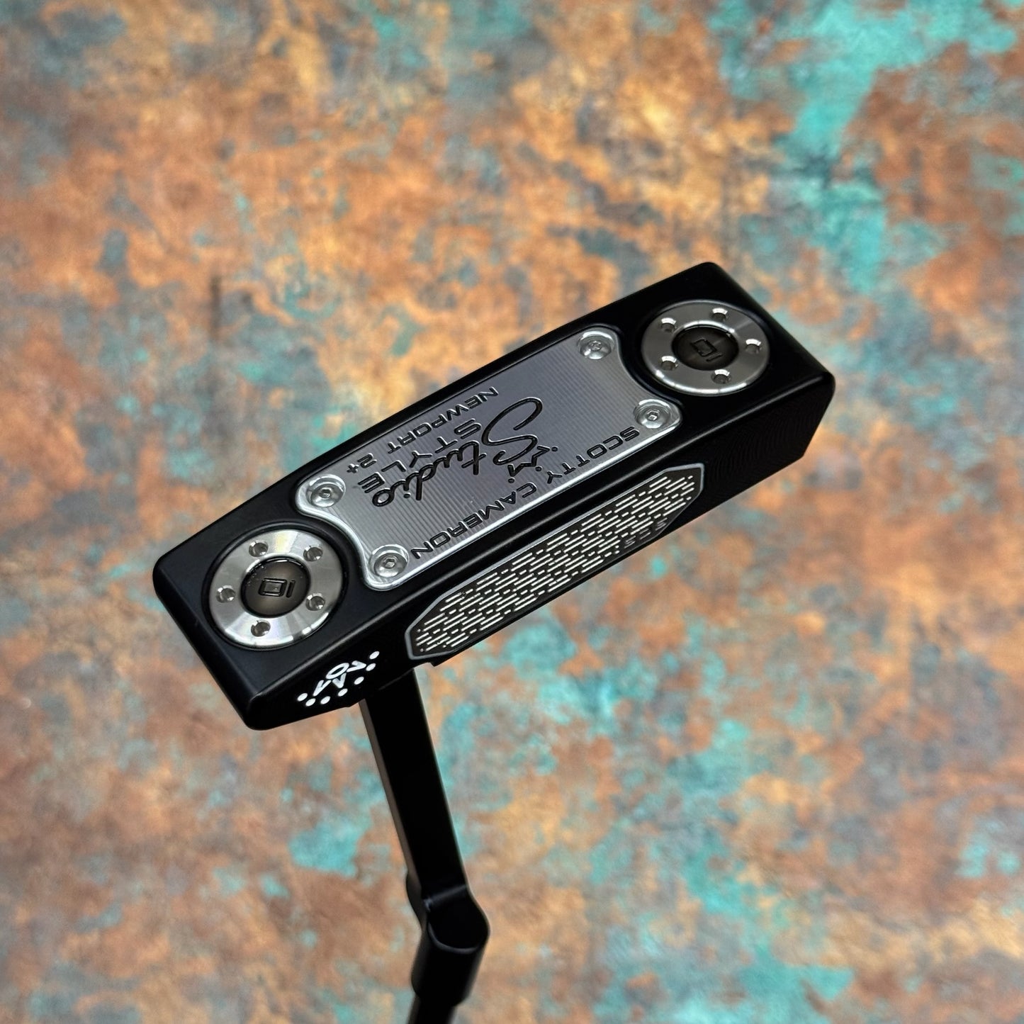 Scotty Cameron Studio Style Newport 2+ (Black PVD) Long Plumbers Neck