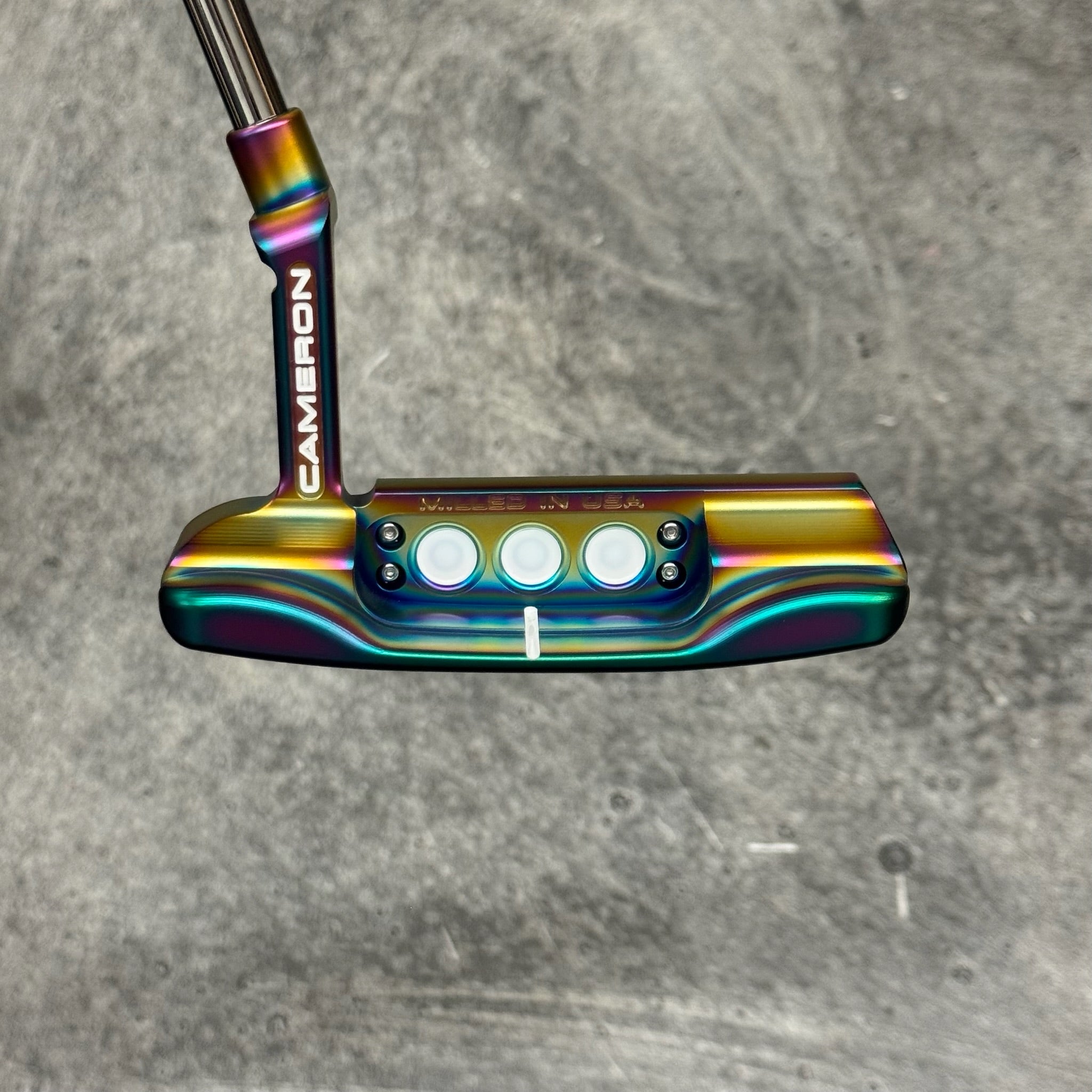Scotty Cameron Studio Style Newport (Crazy Rainbow PVD) – Embrace