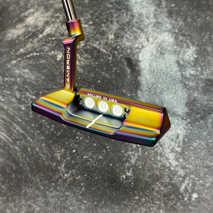 Scotty Cameron Studio Style Newport 2+ Copper Face Insert (Crazy Rainbow PVD)