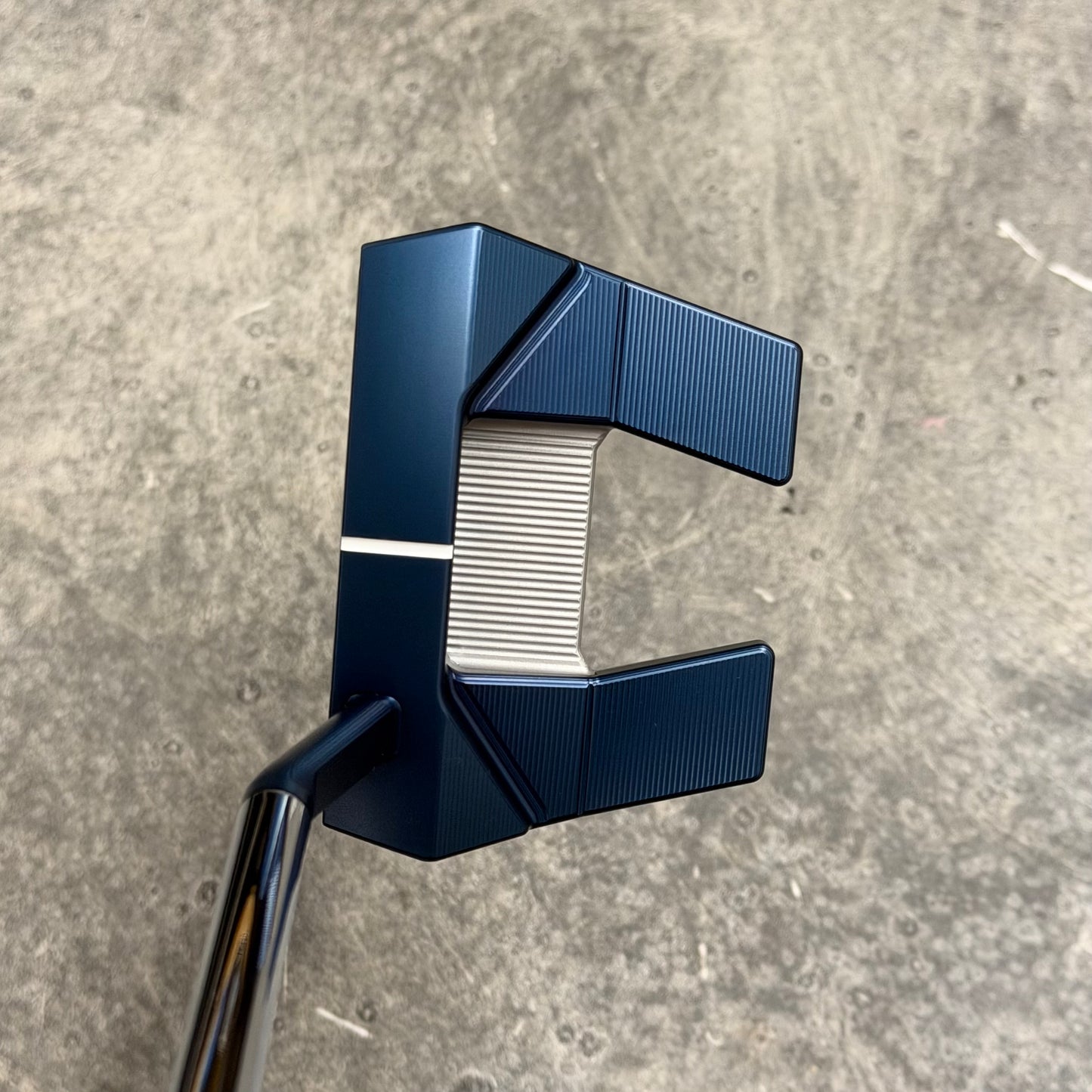 Scotty Cameron Phantom 5.5 Smooth Stainless Tour Dot Face Insert (Blue PVD)