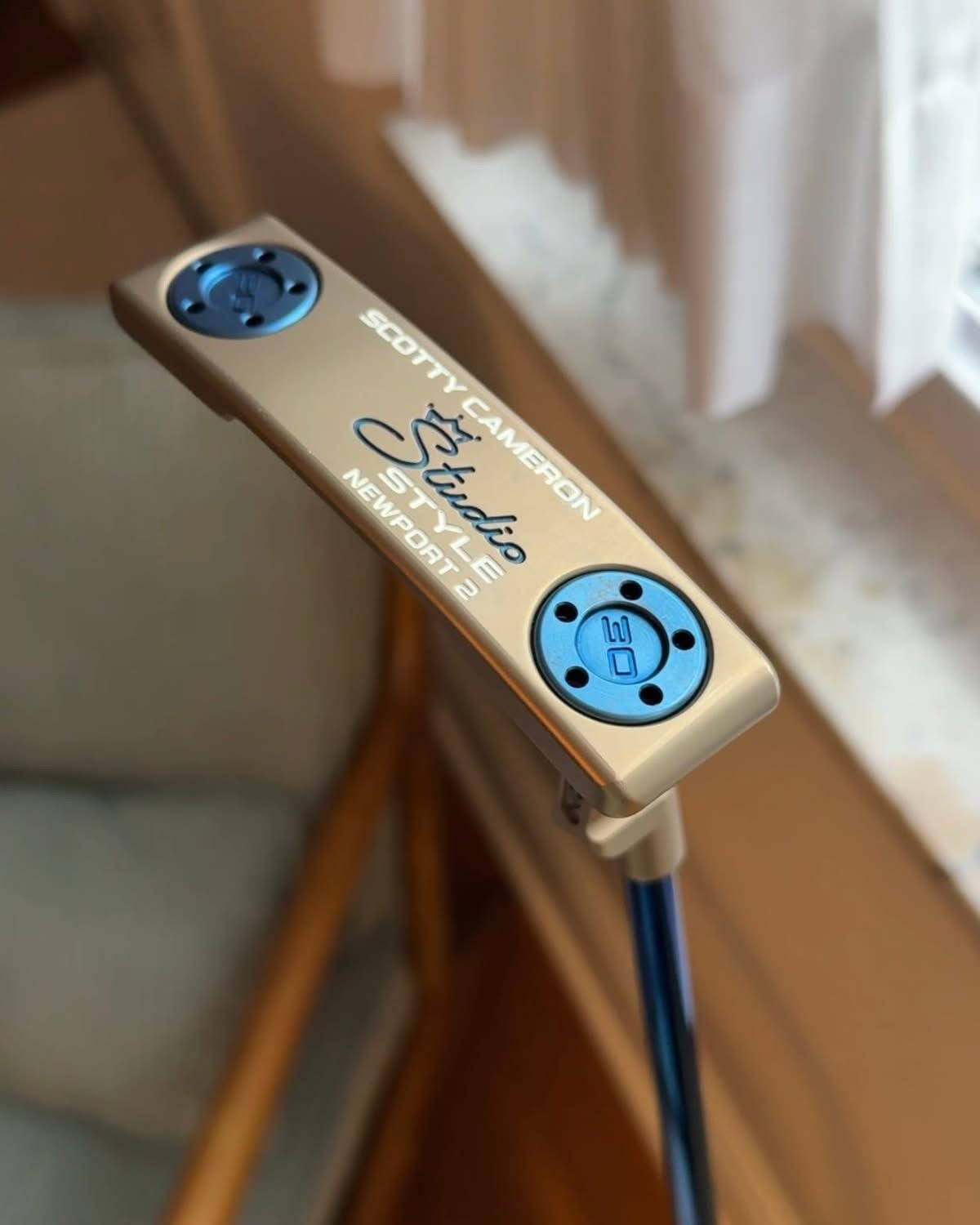 Studio Style Chromatic Bronze with Blue PVD Face/Weights (Popular