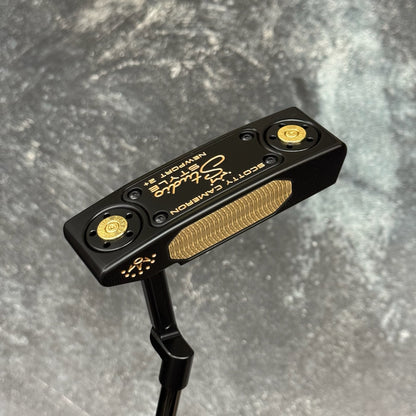 Scotty Cameron Studio Style Newport 2+ Bulletback Brass Face Insert (Black PVD)