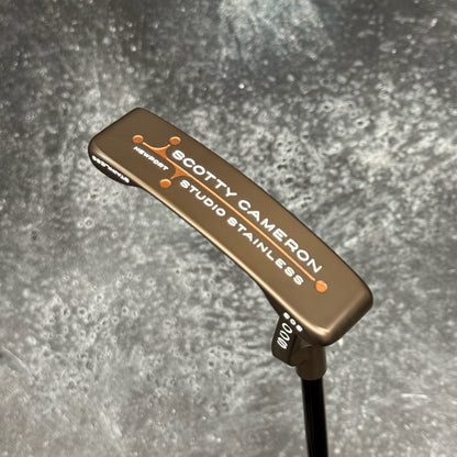 Scotty Cameron Studio Stainless Newport (Rustic Torched Finish)