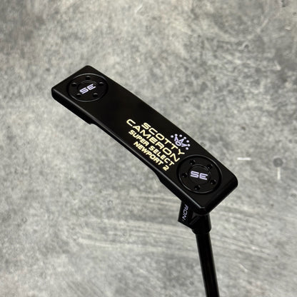 Scotty Cameron Super Select Newport 2 (Black PVD) Purple Drip Print