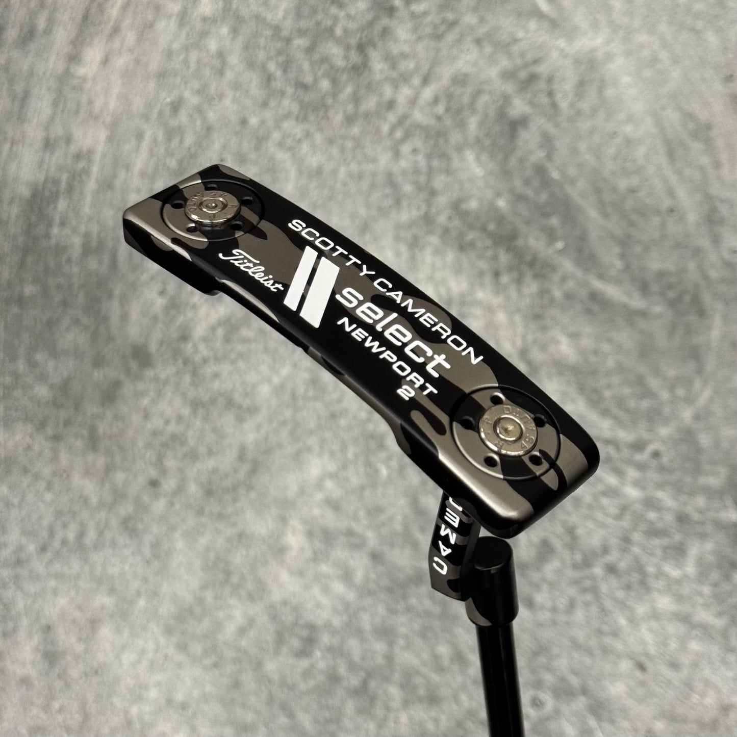 Scotty Cameron Select Newport 2 (Black Camo Bulletback)