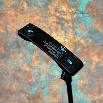 Scotty Cameron Super Select Newport (Black PVD) Drip Print