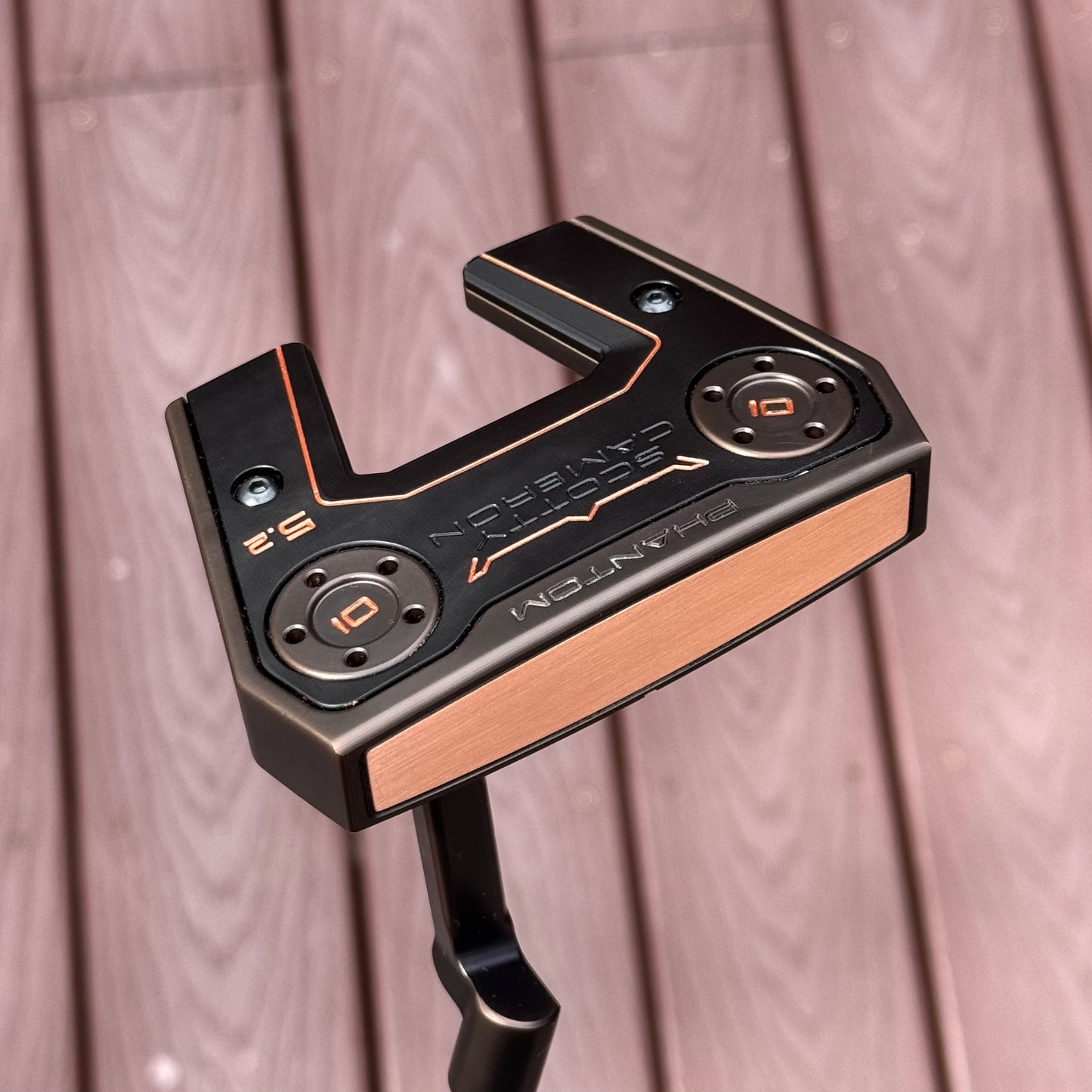 Scotty Cameron Phantom 5.2 Tellurium Copper Face Insert (Antique Bronze PVD)