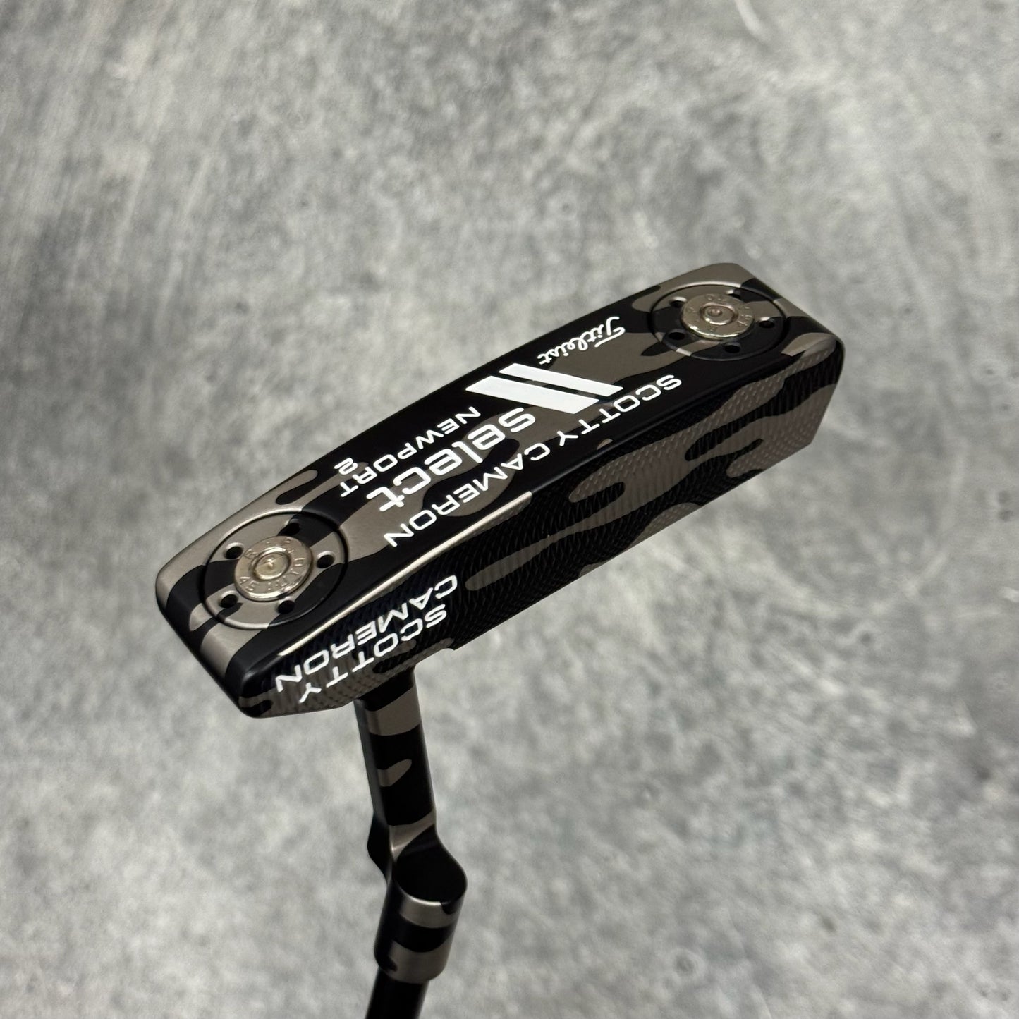 Scotty Cameron Select Newport 2 (Black Camo Bulletback)
