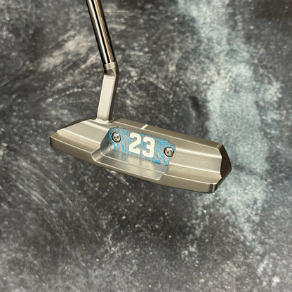 Monaco Short Slant Neck Elephant Print