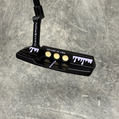 Scotty Cameron Super Select Newport 2 (Black PVD) Purple Drip Print