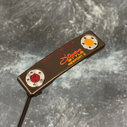 Left Handed Scotty Cameron Studio Style Newport 2 (Antique Bronze PVD)