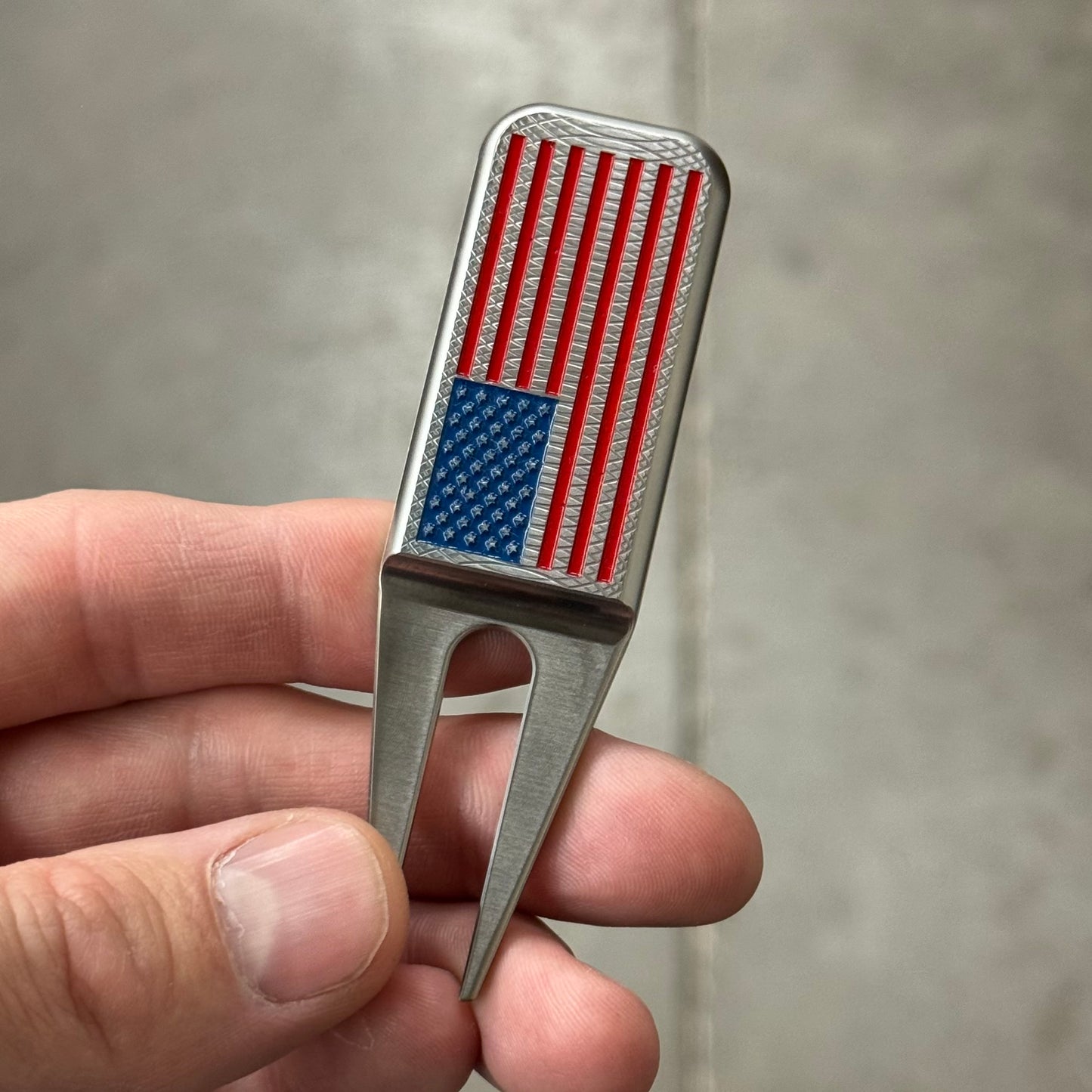 USA Flag Divot Tool