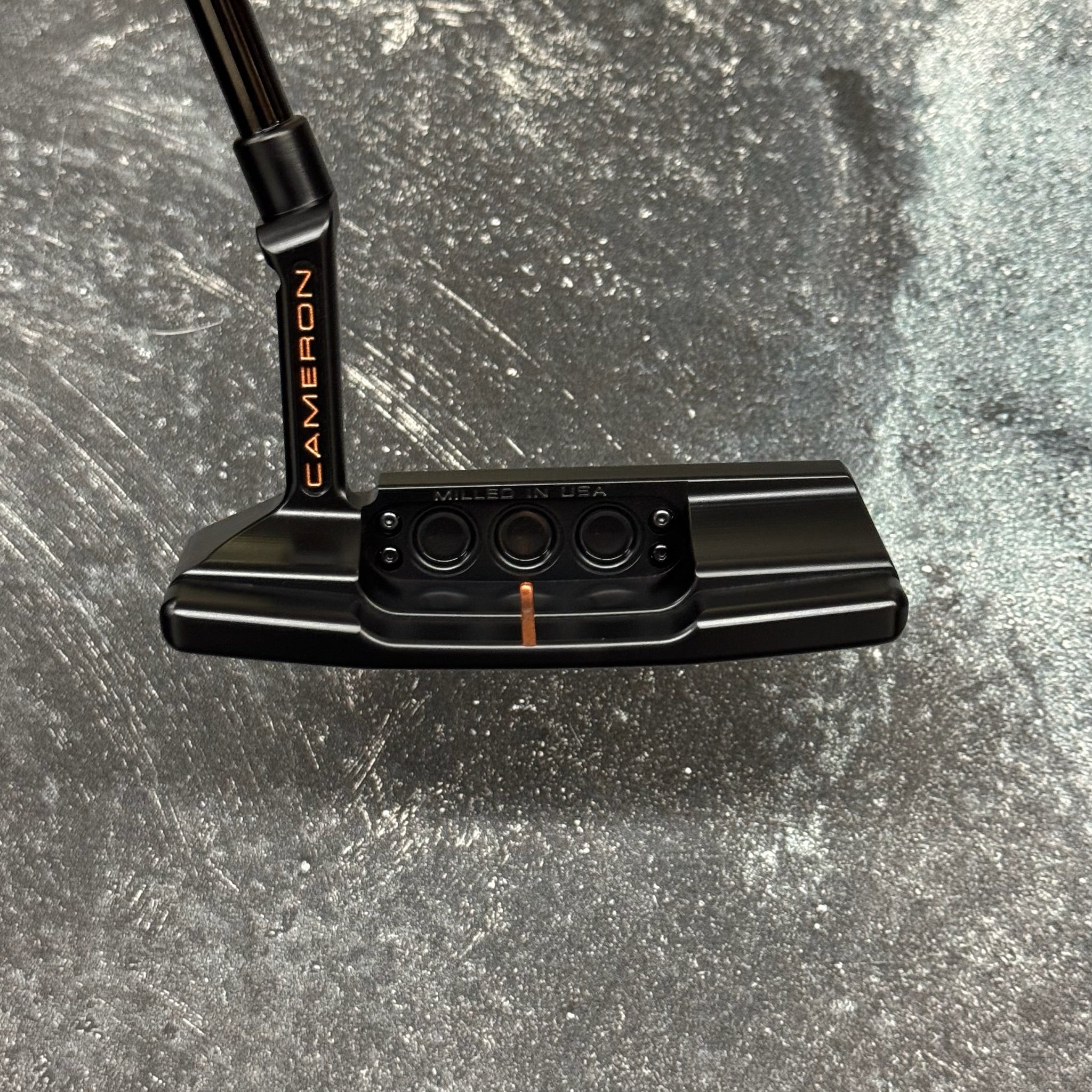Scotty Cameron Studio Style Newport 2+ Copper Face Insert (Black