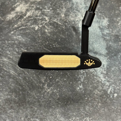 Scotty Cameron Studio Style Newport 2 Bulletback Brass Face Insert (Black PVD)