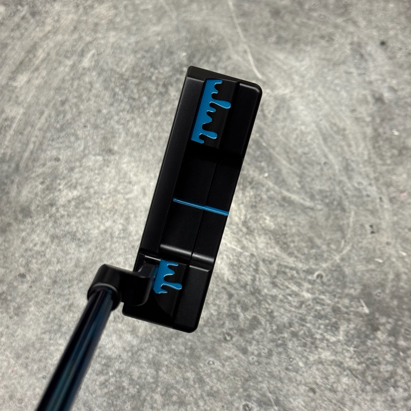 Scotty Cameron Super Select Newport 2+ (Black PVD) Blue Drip Print