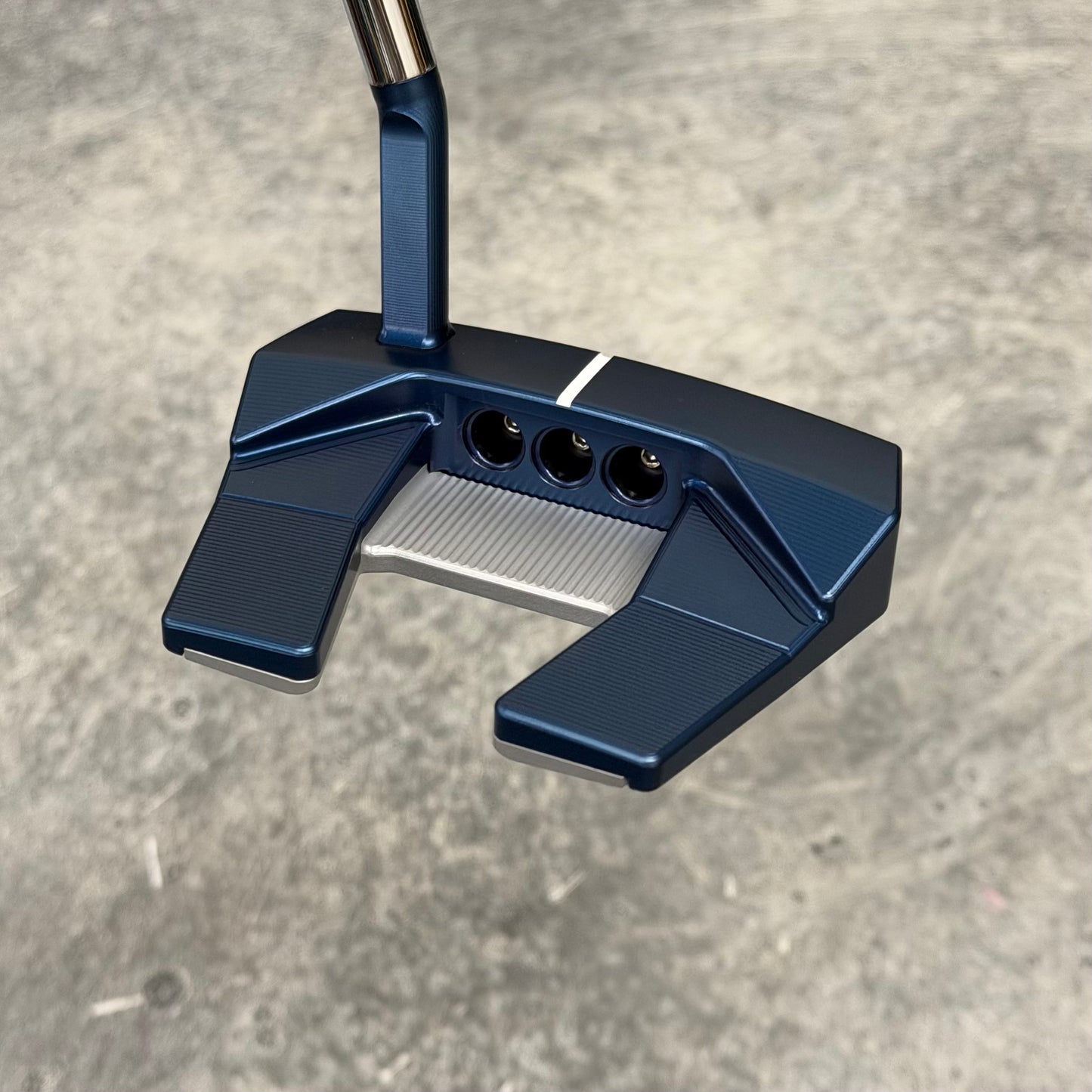 Scotty Cameron Phantom 5.5 Smooth Stainless Tour Dot Face Insert (Blue PVD)