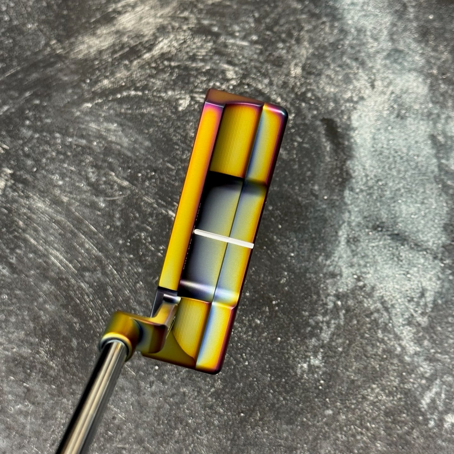 Scotty Cameron Studio Style Newport 2+ Copper Face Insert (Crazy Rainbow PVD)