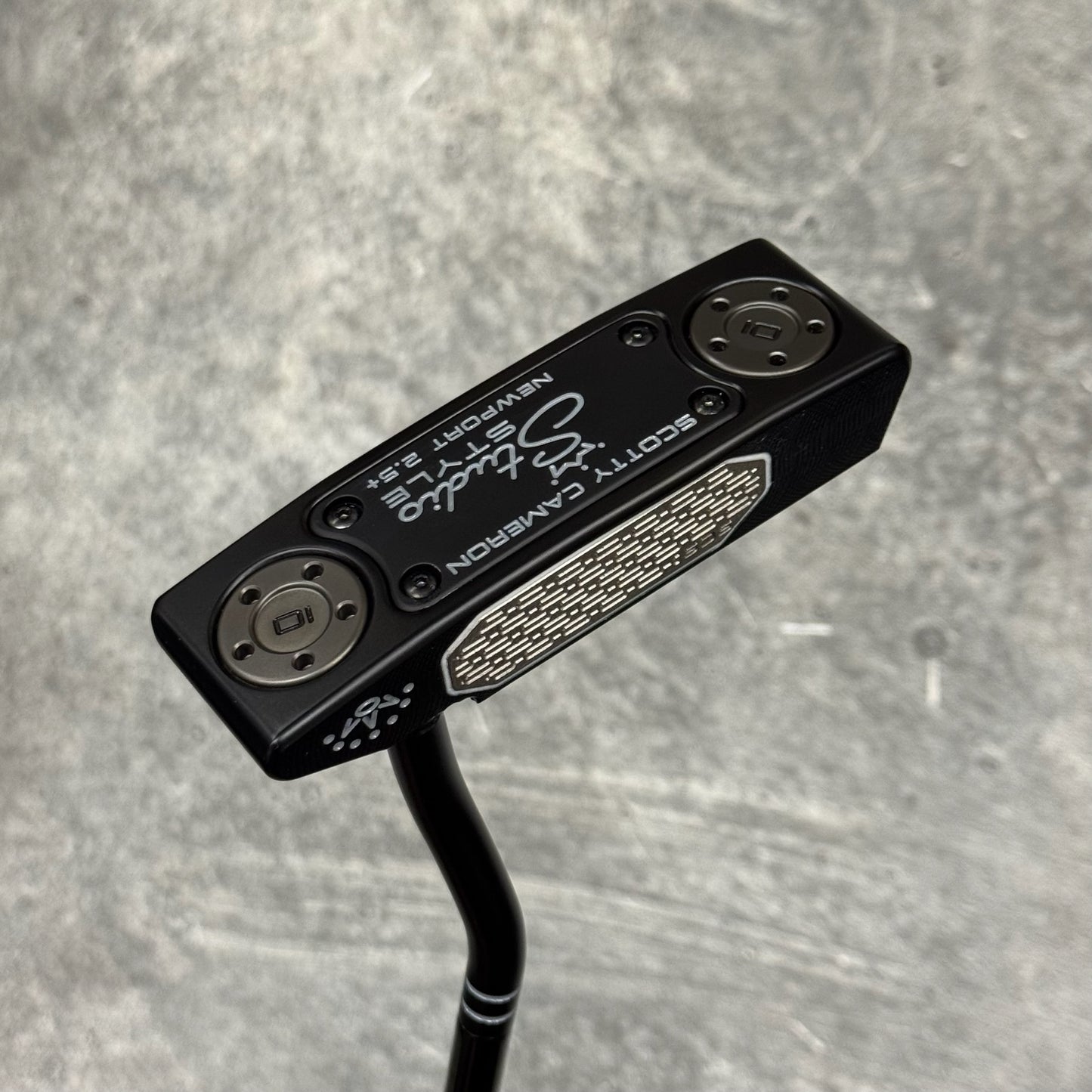 Scotty Cameron Studio Style Newport 2.5+ (Black PVD) Pipe Neck
