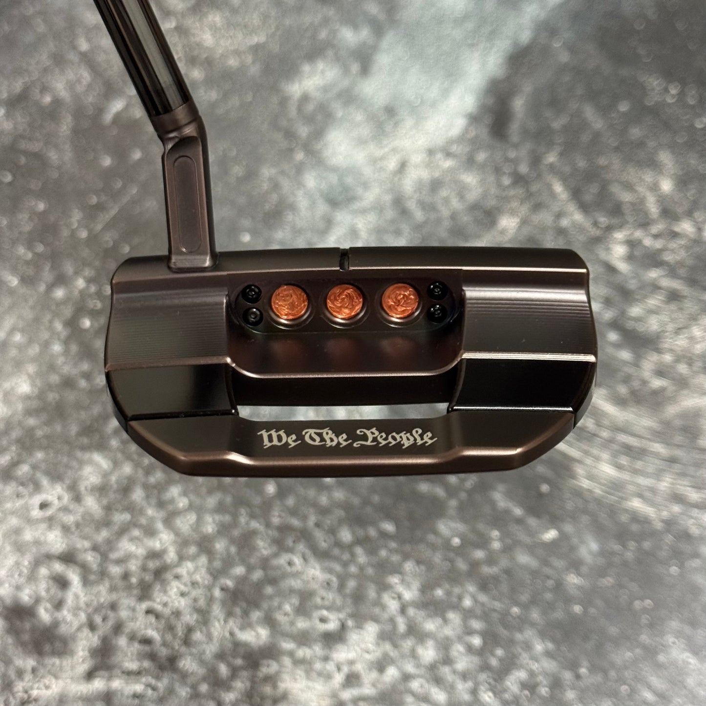 Scotty Cameron Studio Style Fastback 1.5 “We The People” Tellurium Copper Face Insert (Antique Bronze PVD)