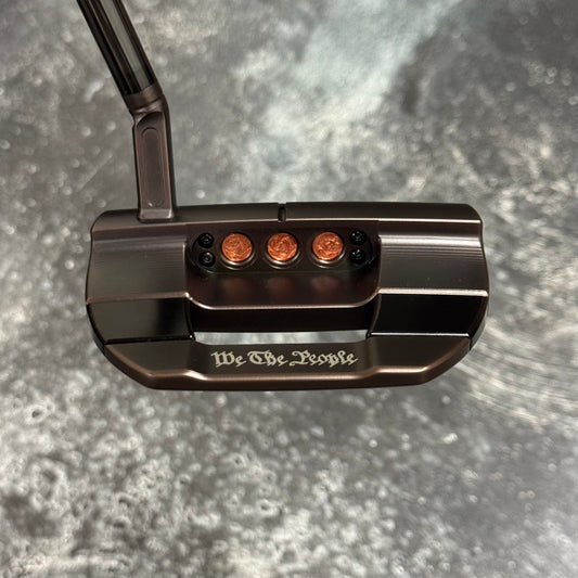 Scotty Cameron Studio Style Fastback 1.5 “We The People” Tellurium Copper Face Insert (Antique Bronze PVD)