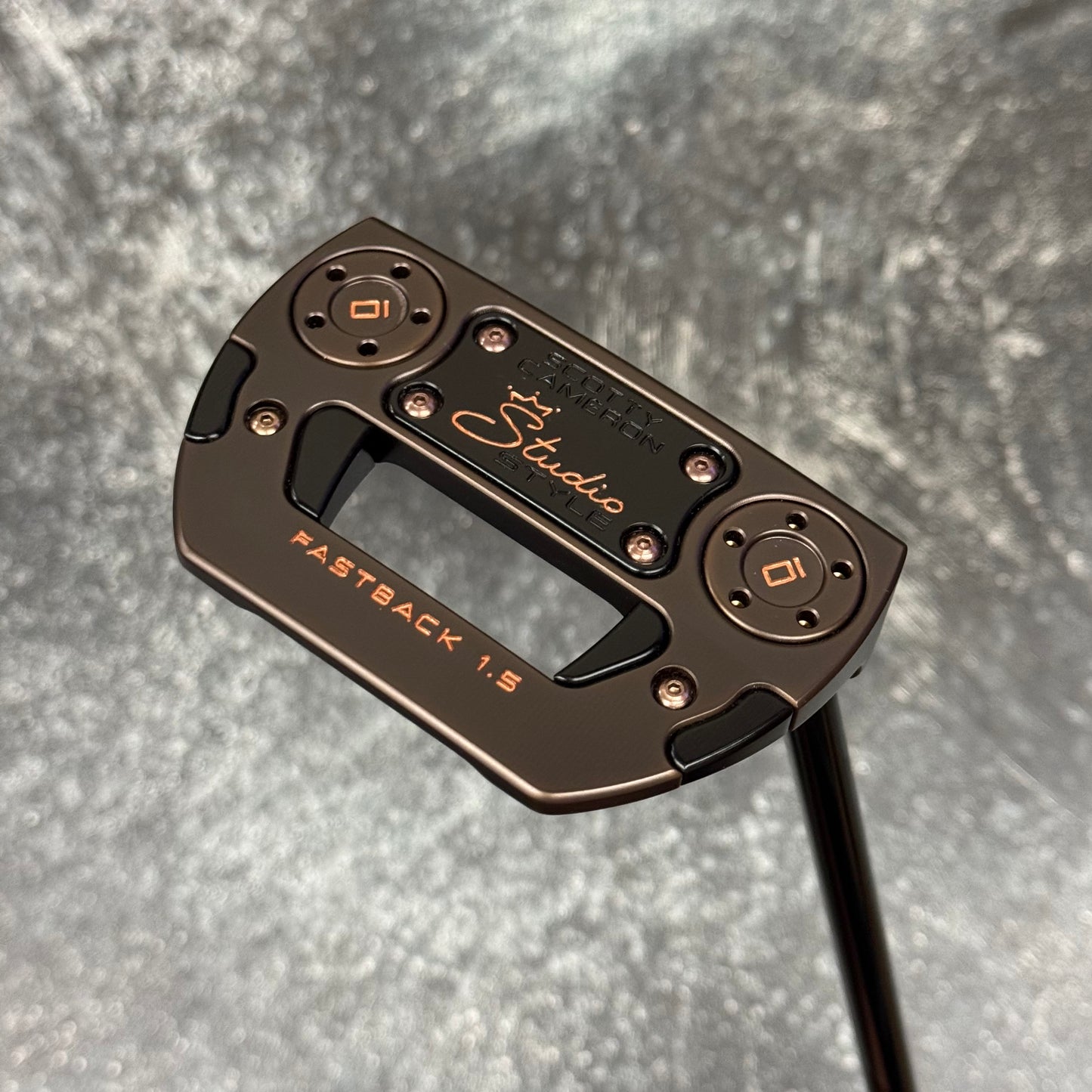 Scotty Cameron Studio Style Fastback 1.5 “We The People” Tellurium Copper Face Insert (Antique Bronze PVD)