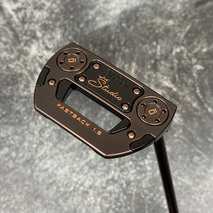 Scotty Cameron Studio Style Fastback 1.5 “We The People” Tellurium Copper Face Insert (Antique Bronze PVD)