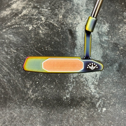 Scotty Cameron Studio Style Newport 2+ Copper Face Insert (Crazy Rainbow PVD)