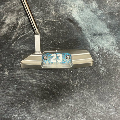 Monaco Short Slant Neck Elephant Print