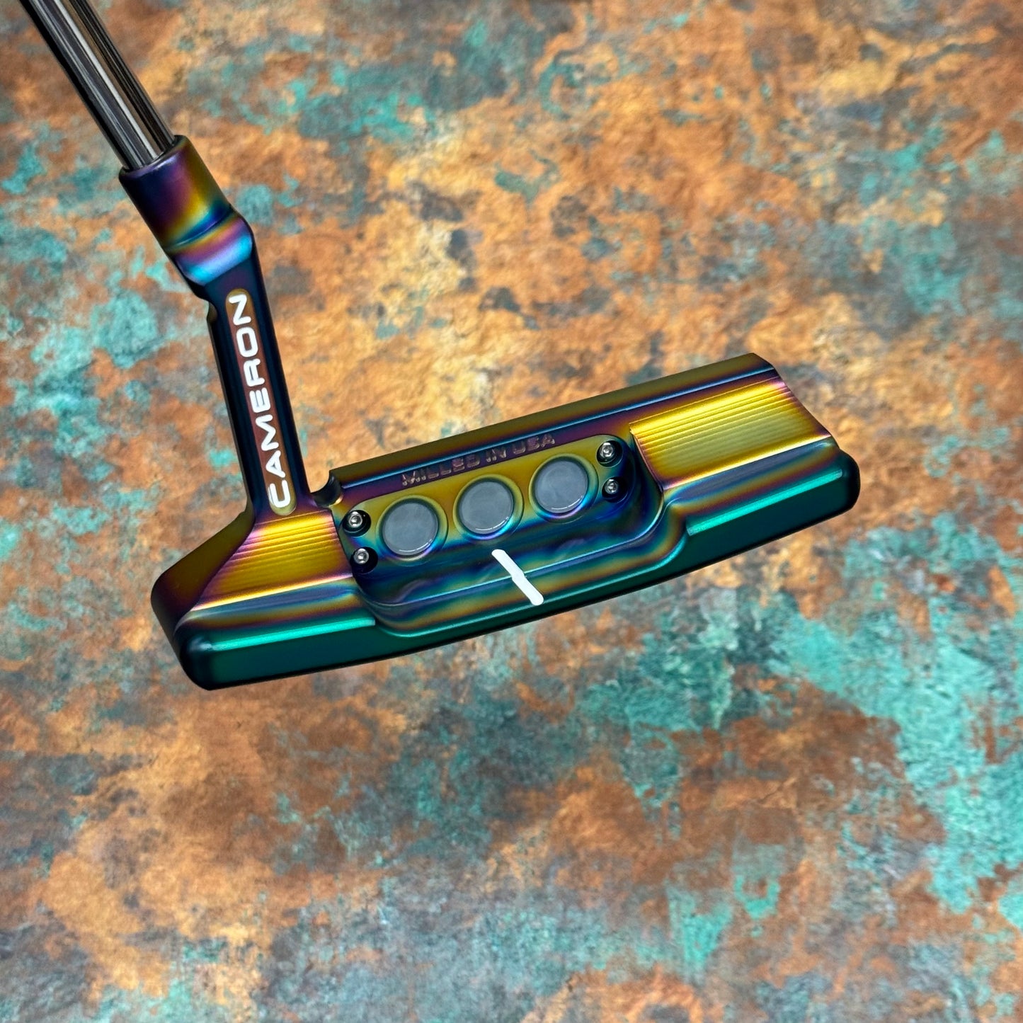 Scotty Cameron Studio Style Newport 2 (Crazy Rainbow PVD)