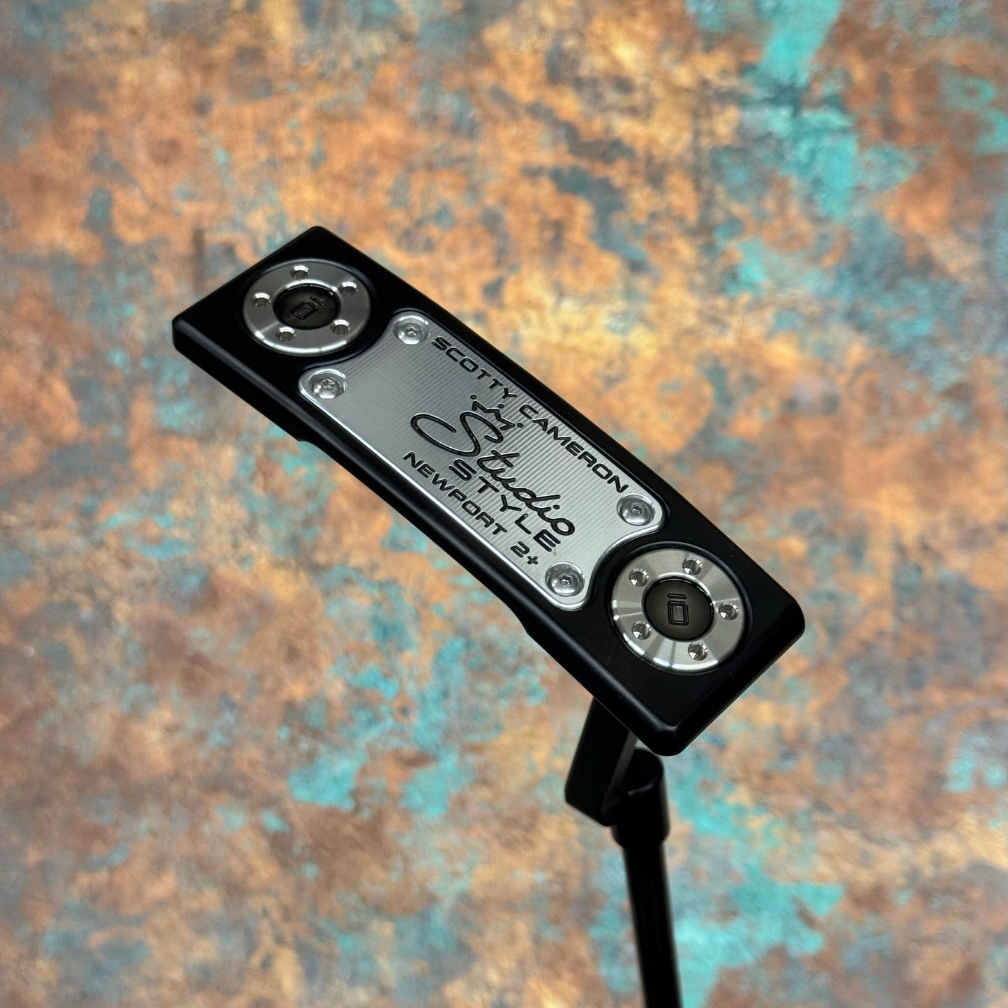 Scotty Cameron Studio Style Newport 2+ (Black PVD) Long Plumbers Neck