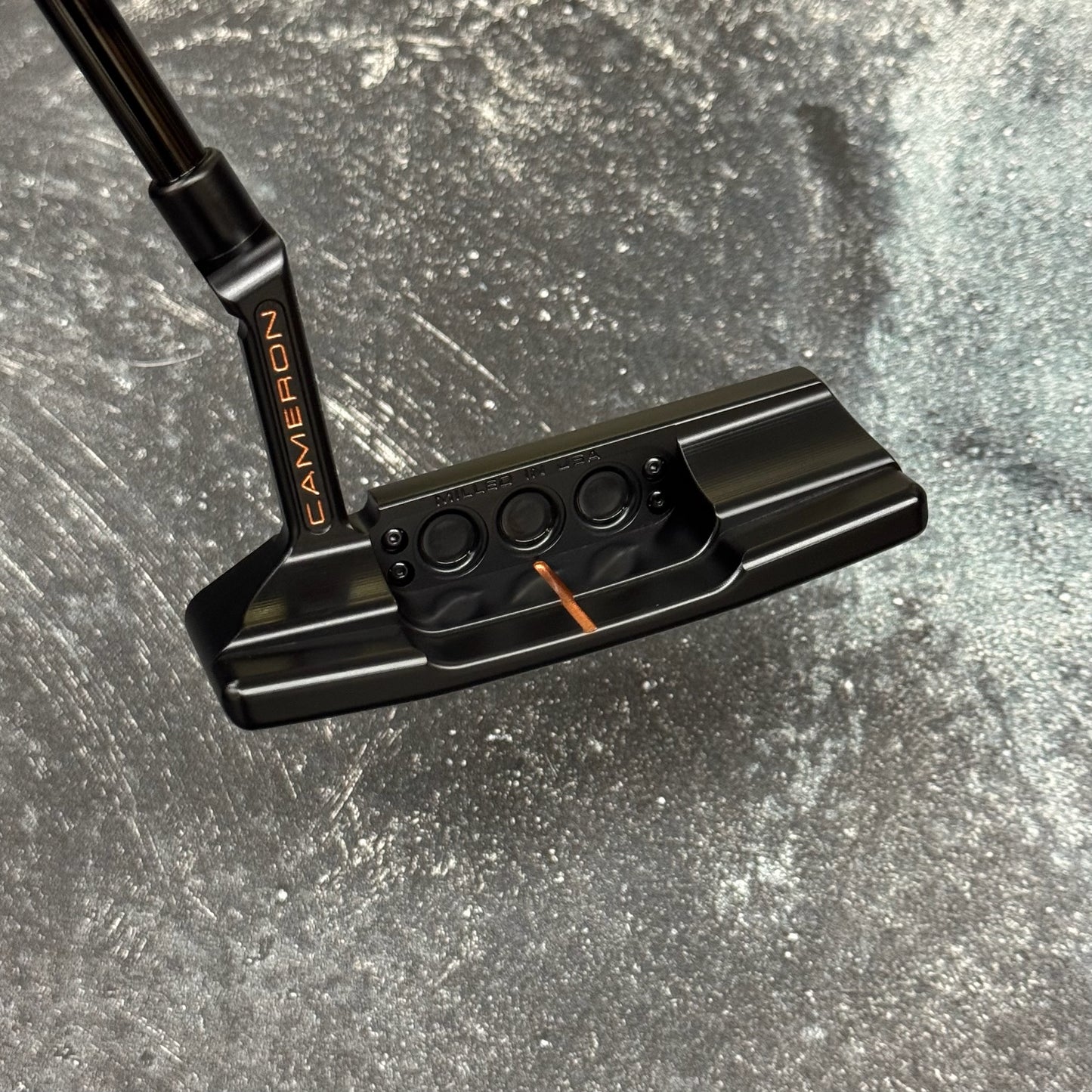 Scotty Cameron Studio Style Newport 2+ Copper Face Insert (Black PVD)