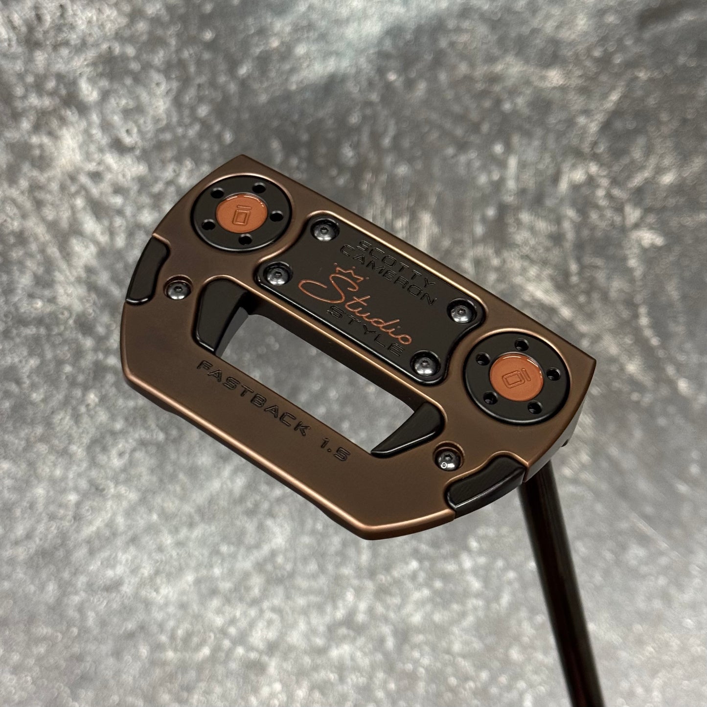 Scotty Cameron Studio Style Fastback 1.5 Tellurium Copper Face Insert (Antique Bronze PVD)