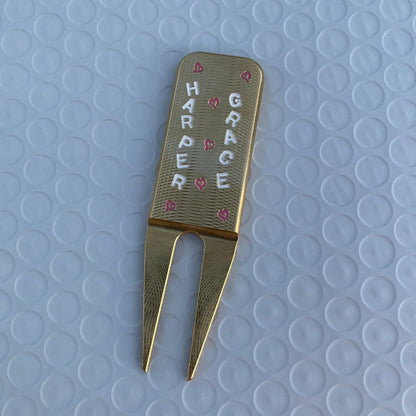 Custom Milled Divot Repair Tool