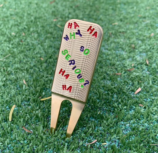 The Joker “Why So Serious?” Themed Divot Tool