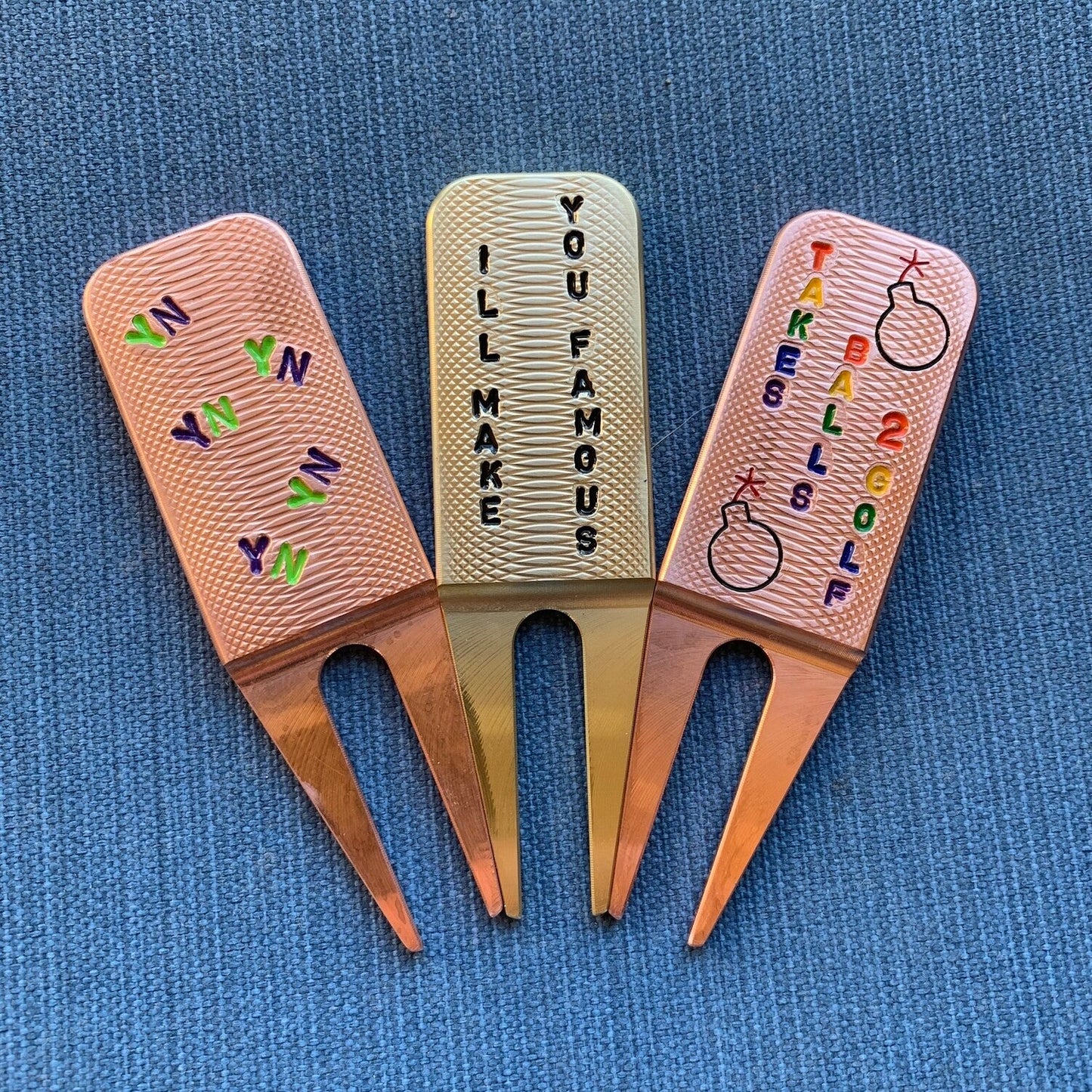 Custom Milled Divot Repair Tool