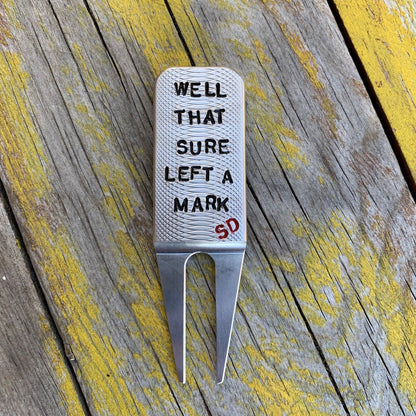 Custom Milled Divot Repair Tool