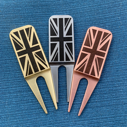 Union Jack Flag Divot Tool