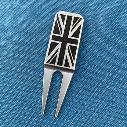 Union Jack Flag Divot Tool