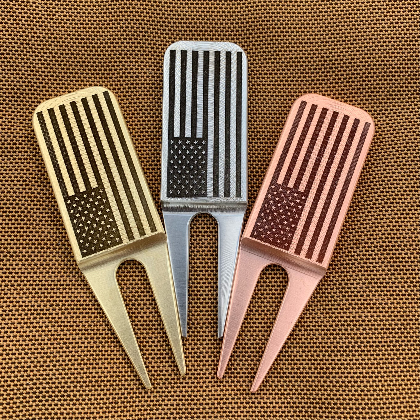 USA Flag Divot Tool