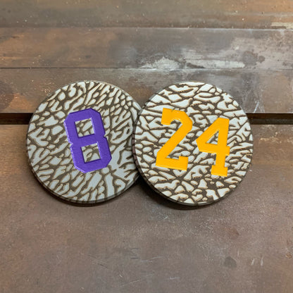 Kobe #8 & #24 Elephant Print Ball Marker