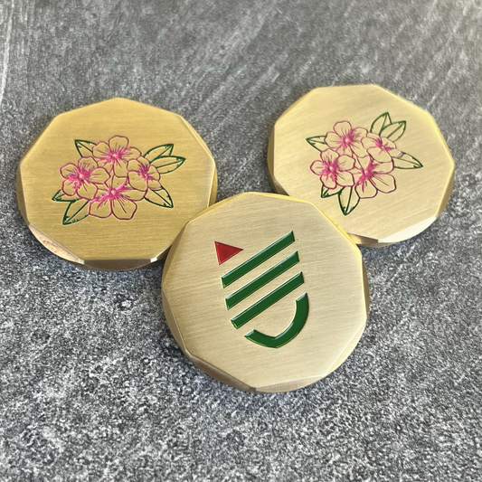 Masters Themed Azalea Ball Marker